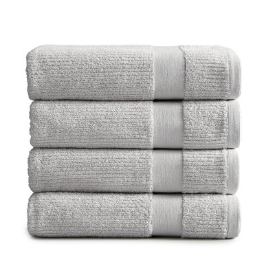 light gray bath towel set