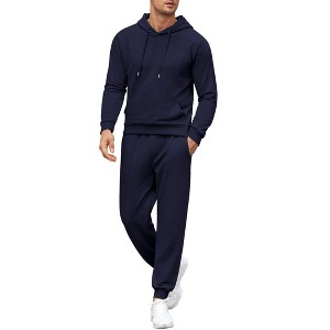 COOFANDY Sweatsuits for Men 2 Piece Tracksuit Casual Athletic Jogging Suit Hooded Set - 1 of 4