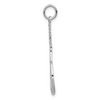 Black Bow Jewelry 14k White Gold Tennis Racquet Pendant - 2 of 4