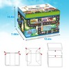 PICASSO-TILES Magnet Tile Toy Organizer: City Theme Storage Bin with Lid & Handles - 2 of 4