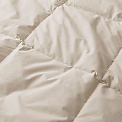 EcoDream Full/Queen Off-White Organic Cotton Down Comforter