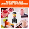 VEVOR Professional Blender, Commercial Countertop Blenders, 68 oz Glass Jar Blender Combo, Stainless Steel 3 Functions Blender, Black - 4 of 4