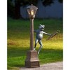 SPI Home Streetlight Frog Garden Lantern – Whimsical Metal Sculpture with Vintage-Style Outdoor Lantern - 2 of 3