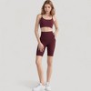 Anna-Kaci Active Women's Seamless Scoop Neck Sports Bra with Thin Adjustable Straps and Soft Stretch Fabric - 4 of 4