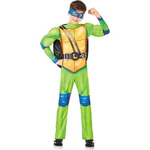 Teenage Mutant Ninja Turtles Boys' Leonardo Movie Halloween Costume Jumpsuit - 1 of 2