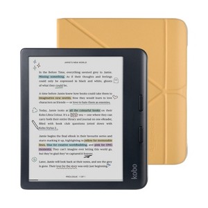 Kobo Libra Colour Black eReader with SleepCover Bundle - 1 of 4