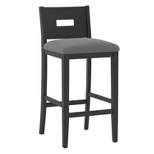 Allbritton Wood Bar Height Stool Antiqued Brown - Hillsdale Furniture