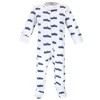 Touched by Nature Baby Boys Organic Cotton Zipper Sleep and Play 3pk, Truck - 4 of 4