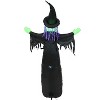 Sunnydaze Outdoor Wendolyn the Wicked Witch Self-Inflating Halloween Inflatable Yard Decoration with LED Lights and Built-In Fan - 5' - 3 of 4