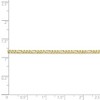 Black Bow Jewelry 2.2mm, 10k Yellow Gold, Solid Concave Figaro Chain Bracelet - 4 of 4