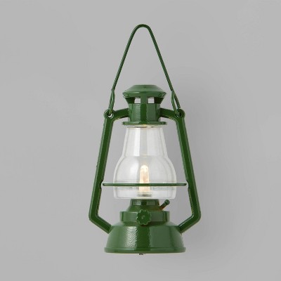 Lit Lantern Christmas Tree Ornament Green - Wondershop™
