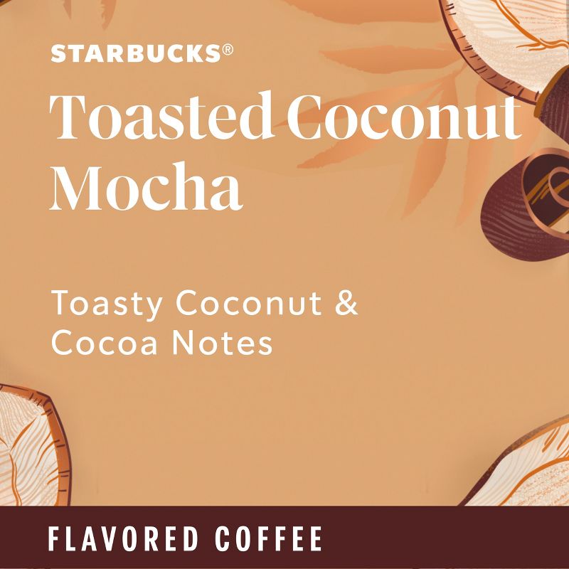 Starbucks Keurig Toasted Coconut Mocha Coffee Pods - 22 K-Cups, 4 of 10