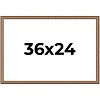 PosterPalooza | Slim Profile Gold Picture Frame - UV Acrylic, Backing Board, Hanging Hardware Included - 2 of 4