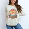 Simply Sage Market Women's Embrace The Good Sunset Long Sleeve Garment Dyed Tee - 2 of 4