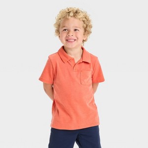Toddler Boys' Short Sleeve Polo T-Shirt - Cat & Jack™ - 1 of 3