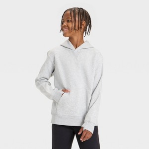 Boys' Active Comfort Fleece Pullover Hoodie - All In Motion™ - 1 of 3