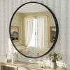 Apmir  Round High Quality Aluminum Alloy Framed French Cleat Mounted Wall Decor Bathroom Vanity Mirror - 4 of 4