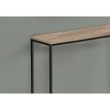 Marble-Look Console Table with Metal Frame for Entryway, Living Room or Office - 3 of 4