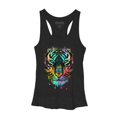 Women's Design By Humans Hunting For Colors By clingcling Racerback Tank Top
