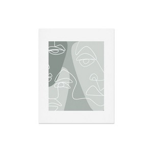 Deny Designs Alilscribble Single Line Art Print - 1 of 2