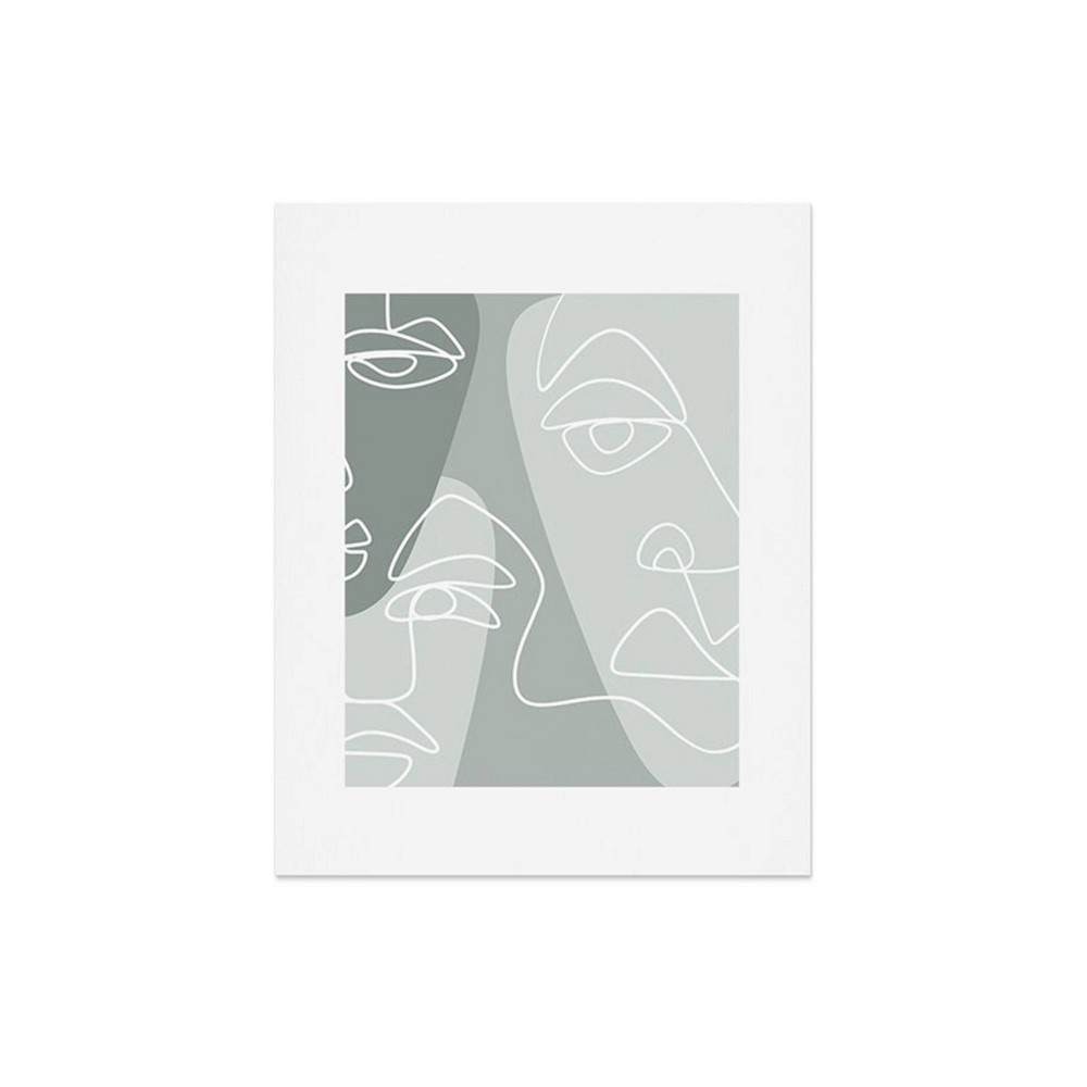 Photos - Wallpaper Deny Designs 16"x20" Alilscribble Single Line Unframed Art Print