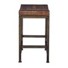 Uttermost Beck Wooden Bar Stool – Modern 24" Tall Counter Seating - 4 of 4