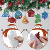 JDICTION Cavities Christmas Resin Silicone Molds - Tree Snowflake Ornament Mould for Epoxy Casting, DIY Jewelry Pendant Keychain, Holiday Gifts - 3 of 4