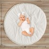 Sweet Jojo Designs Boy or Girl Baby Tummy Time Playmat Diamond Tuft Ivory - image 4 of 4