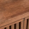 Mons Buffet Walnut - Lifestorey: Bohemian Style Sideboard, MDF Wood, 6 Shelves, 2 Cabinet Doors - 4 of 4