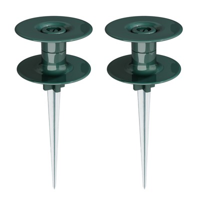 Infurnic Hose Valves and Connectors 2PCS Garden Hose Guide Spike, Heavy Spin Top, Keeps Garden Hose Out of Flower Beds for Plant Protection