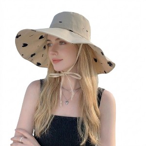 Anna-Kaci Women's Reversible Bucket Hat Wide Brim Sun Hat Floral