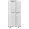 Coucheta 63 Inch Tall Storage Cabinet, Kitchen Pantry 5 Tier Bathroom Cabinet with 2 Doors Adjustable Shelves for Kitchen, Dining Room, Bathroom - 2 of 4