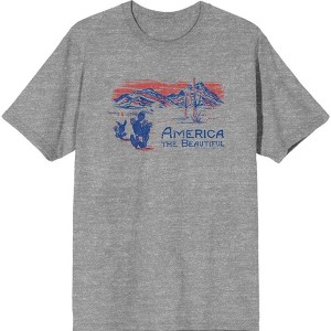 Americana America The Beautiful Men's Short Sleeve Tee - 1 of 2