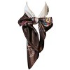 Wrapables Silky Feeling Satin Square Scarf, Intricate Paisley - 3 of 4