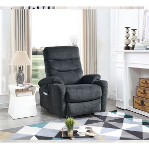 NicBex Electric Power Lift Chair with USB Ports Recliner Chair Massage Chair with Heating for Elderly with 2 Side Pockets for Living Room - 1 of 4