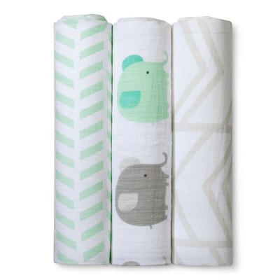 cloud island muslin blankets