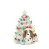 Ceramic Christmas Tree with Dog (Set of 2) - 2 of 2