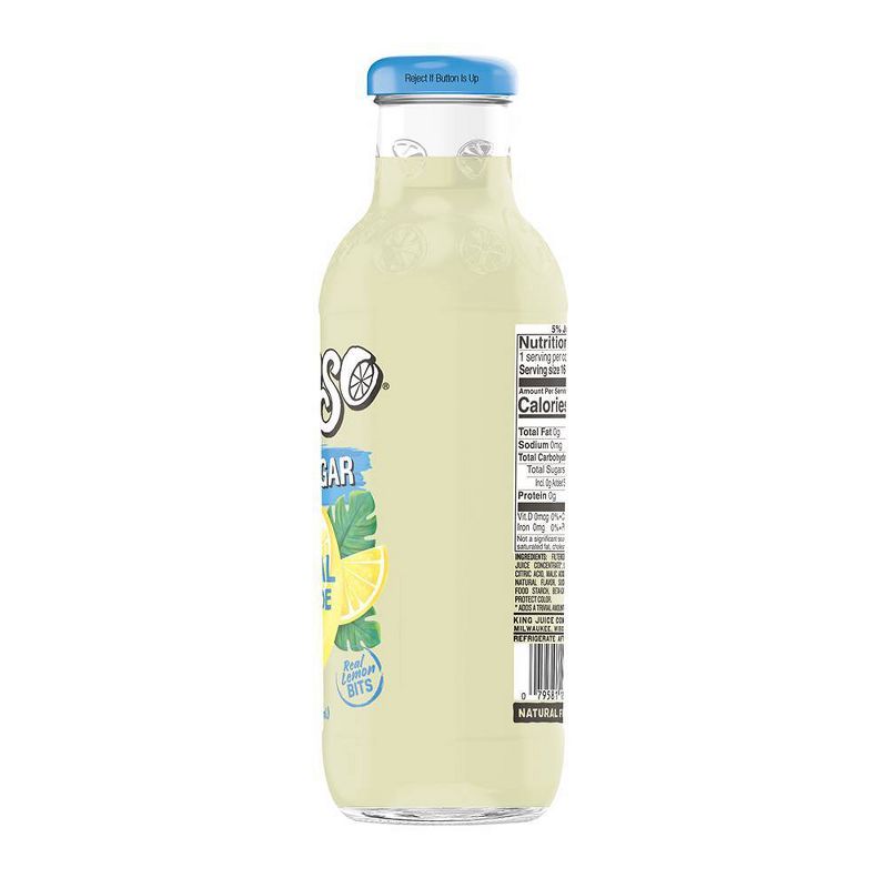 Calypso Light Natural Lemonade - 16 fl oz Glass Bottle, 4 of 5