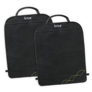 Munchkin Brica Deluxe Kick Mats - Black 2pk - 1 of 4
