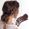 Unique Bargains Elegant Concave Hair Clips Hairdo Clip 1 Pc - 2 of 4