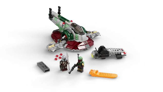 LEGO Star Wars Boba Fett Starship Building Set 75312, 2 of 11, play video