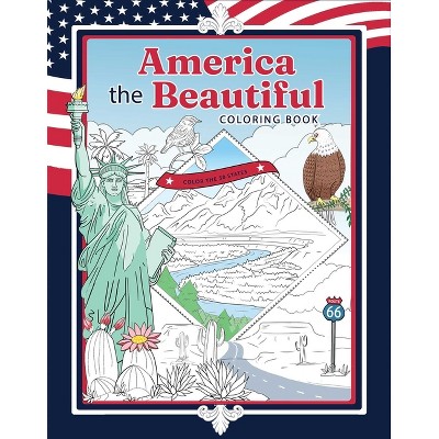 America the Beautiful Coloring Book - by  Weldon Owen (Paperback)