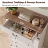 47" Tall Dresser Wood Chest of Drawers, 7 Drawer Dresser for Bedroom, Living Room - 3 of 4