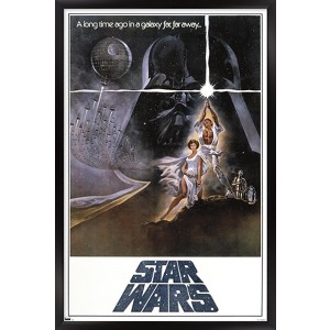 Trends International Star Wars: A New Hope - One Sheet B (No Billing Block) Framed Wall Poster Prints - 1 of 4