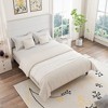 NicBex Queen/King Upholstered Bed Frame with 54" High Wingback Headboard,Platform Bed Frame with Wood Slat Support,No Box Spring Needed,Easy Assembly - 2 of 4