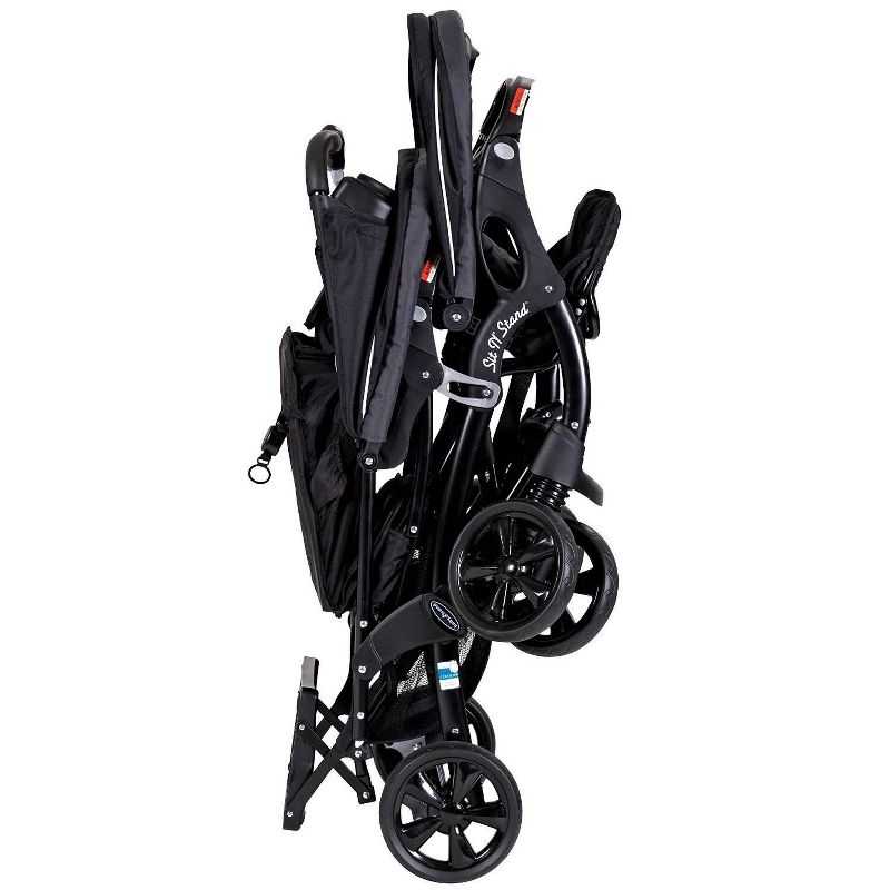 Baby Trend Double Sit N' Stand Toddler and Baby Stroller, Onyx | SS76072A, 5 of 6