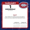 NHL Montreal Canadiens 2025 Box Calendar - 3 of 4