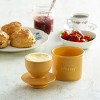 Butter Bell® Crock - Golden Yellow Café Retro Ceramic Butter Keeper, Vintage-Style Butter Dish for Spreadable Butter Without Refrigeration - 2 of 4