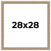 PosterPalooza | 28x28 Modern Bamboo Picture Frame, UV Acrylic, 5 Finishes - 2 of 4
