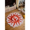 Lany Space Maggie Stephenson Irregular Solstice Earth Rug, Orange 6'x6' - 2 of 4